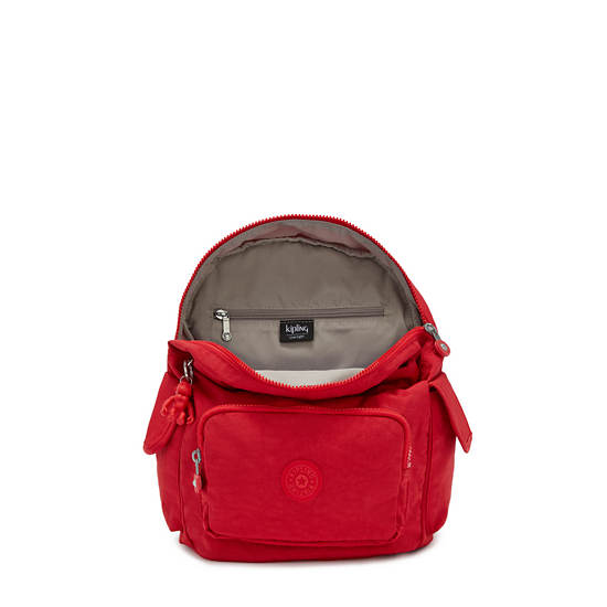 Kipling City Pack Small Backpacks Red Rouge | AU 1509VR